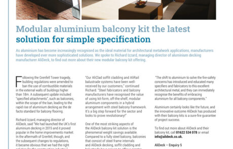 Specification Magazine Feature August