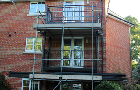 AliDeck Aluminium Metal Decking Balcony Fire Safety Remediation Project Hampshire Aluminium Decking Timber Replacement Unique Outdoor Living Group