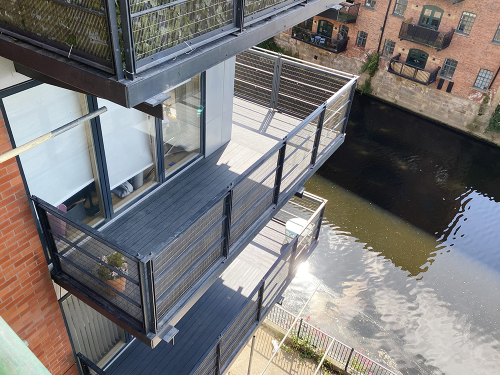 Axis Concordia Street Leeds Balconies Aluminium Decking Replacement Fire Safety