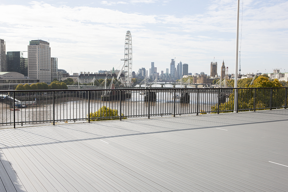 Stunning roof terrace completed at IET London Savoy Place, incredible views across the city from this beautiful space