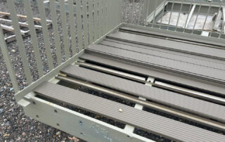 AliDeck Visits Structural Architectural Steelwork Specialists Barretts of Aspley Balcony