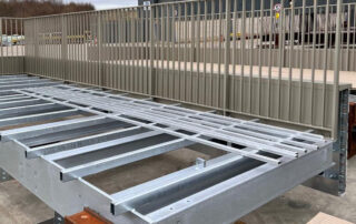 AliDeck Visits Structural Architectural Steelwork Specialists Barretts of Aspley Balcony