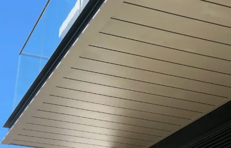 AliClad Flow 240mm, Shadow Gap, Aluminium Balcony Cladding: Fulham Reach Project