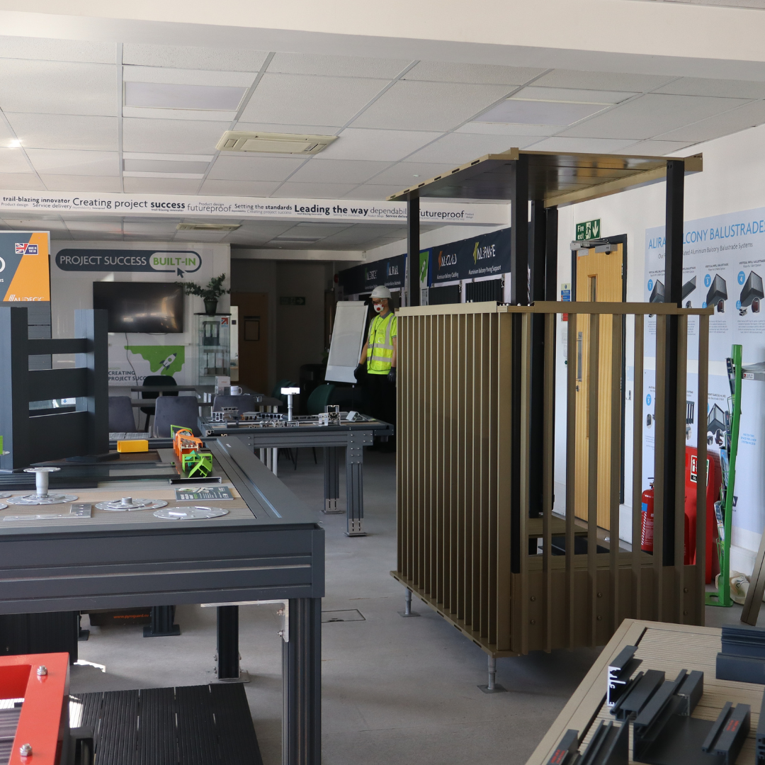 Overlook of the AliDeck showroom